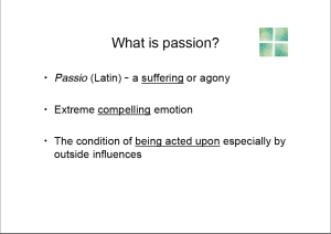 What is Passion